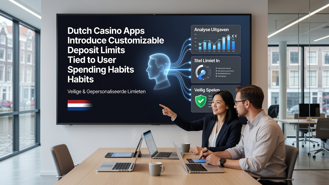 Gebruiker die stortingslimieten aanpast in een Nederlandse casino app