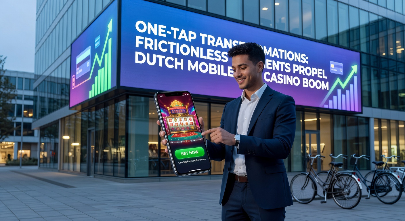 Grafiek met stijgende curves van mobiele stortingen en spelersaantallen in Nederlandse online casinos, met focus op betaalinnovaties