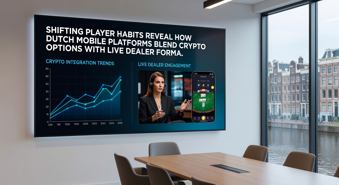 Grafieken en tabellen met statistieken over crypto adoptie in Nederlandse live casino mobiele apps
