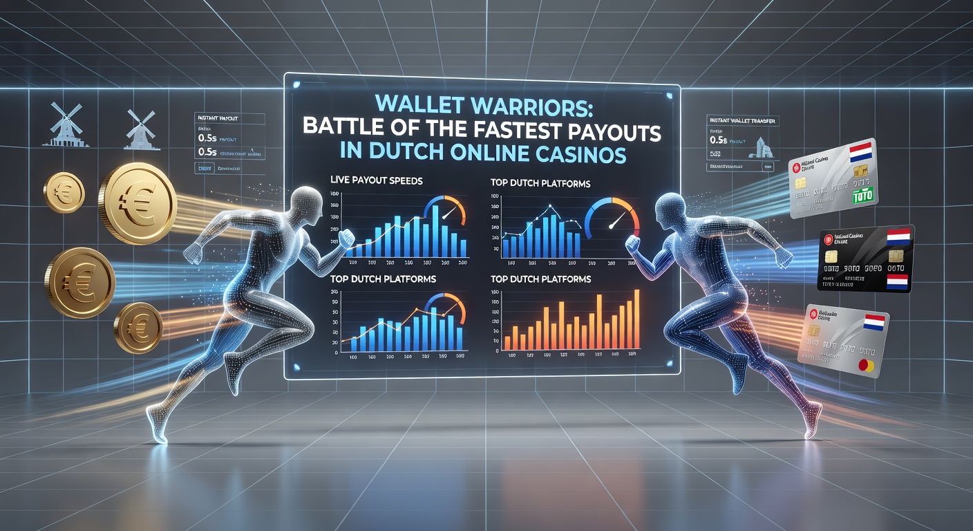Vergelijkende tabel van uitbetalingssnelheden bij Nederlandse casinos, met tijdlijnen voor verschillende methodes en winnaars gemarkeerd